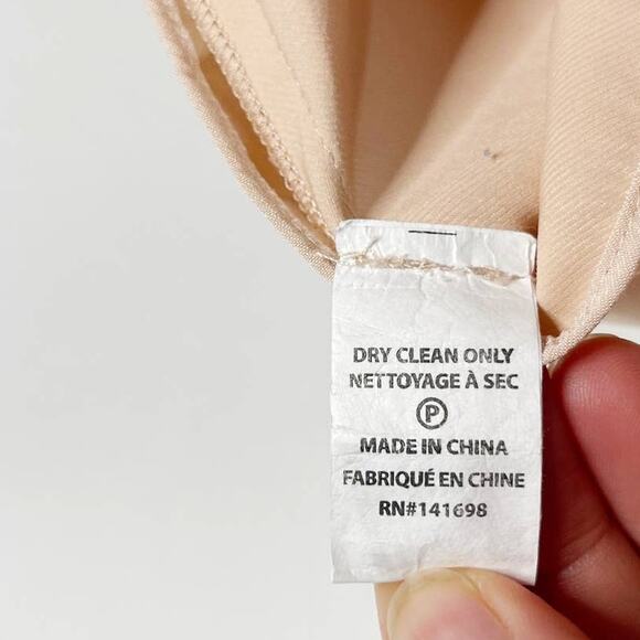 Ramy Brook XSmall Blush Pink The Jackson Cold Shoulder Studded Blouse Top Satin - Picture 12 of 13